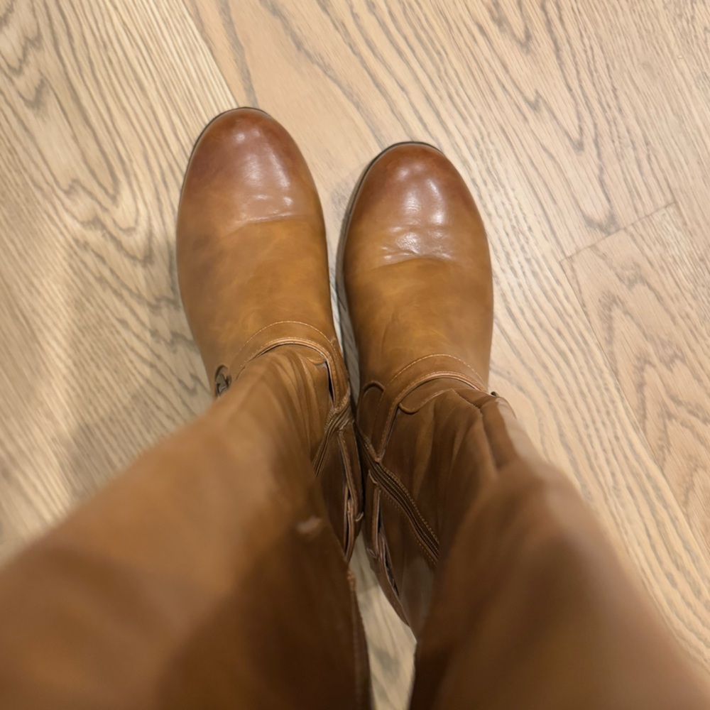 Size 8 Jessica Cline knee high fashion boots - Picture 5 of 6